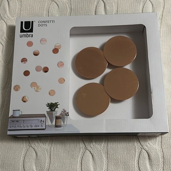 Umbra Rose Gold Confetti Dots Wall Decor - Picture 1 of 3